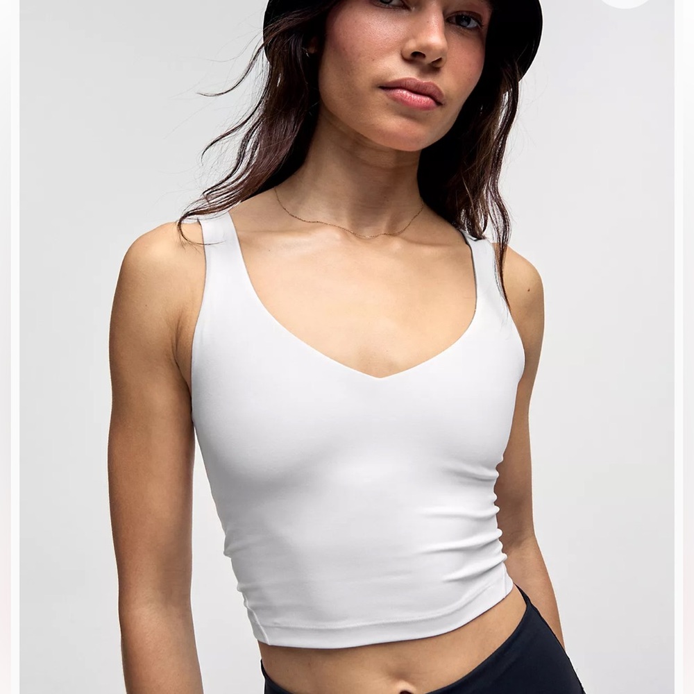 Lululemon White Align Tank Top (size 6)